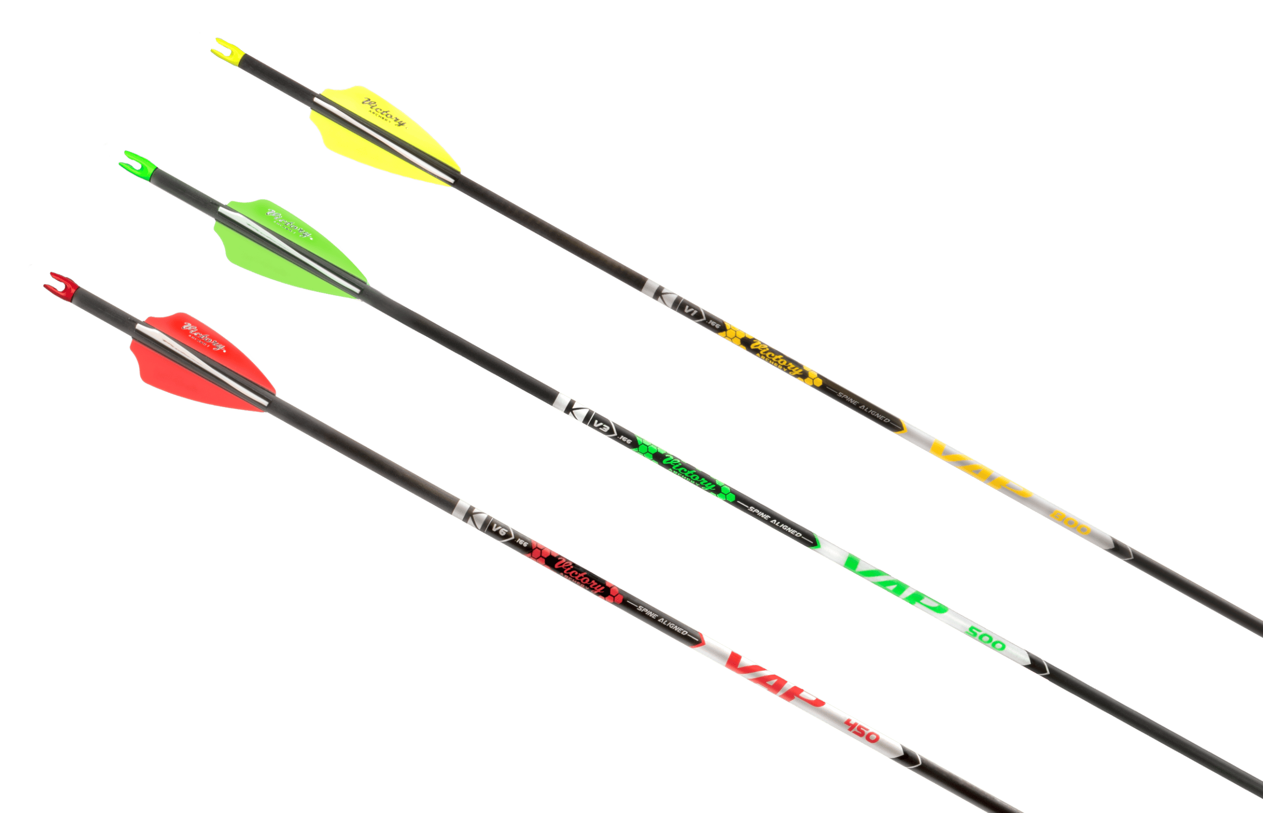 VAP Victory Armor Piercing micro-diameter carbon fiber arrow logo, the industry-leading shaft for maximum kinetic energy and penetration.